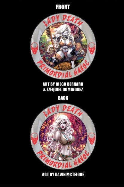 Lady Death: Primordial Havoc Challenge Coin - Silver
