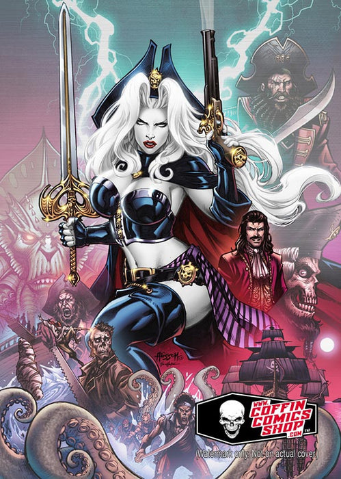Lady Death: Pirate Queen Premiere Metallicard