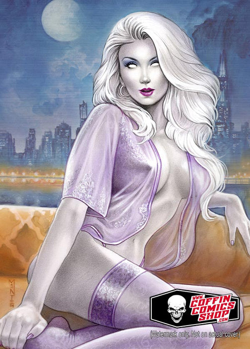 Lady Death: Pretty in Purple Metallicard (BP Edition!) - Catacomb 1/22