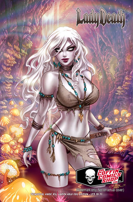 Lady Death: Realms #1 - Cavern Holo-Foil Edition