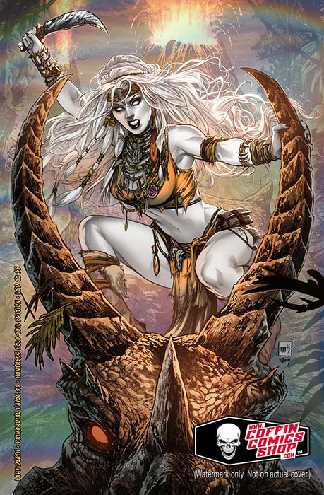 Lady Death: Realms #1 - Huntress Holo-Foil Edition