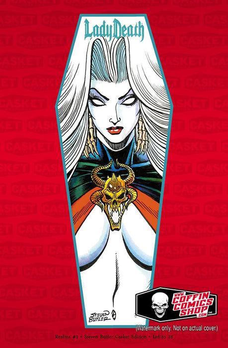 Lady Death: Realms #1 - Steven Butler Casket Edition