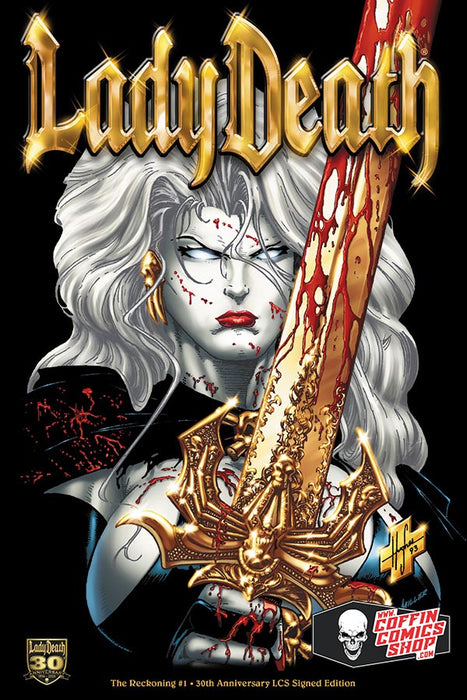 Lady Death: The Reckoning #1 - 30th Anniversary LCS Signed Edition