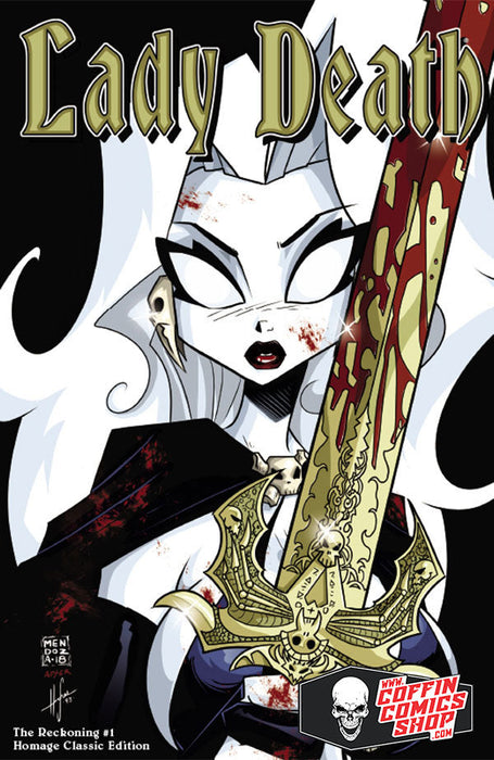 Lady Death: The Reckoning #1 - Homage Classic Edition (BP Edition!) - Catacomb 9/19