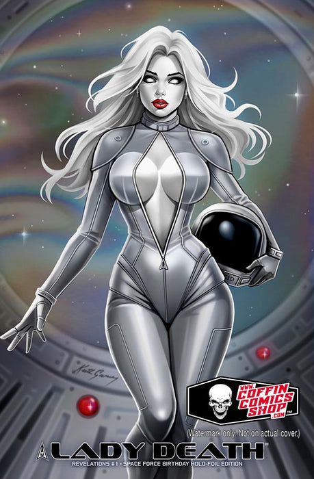 Lady Death: Revelations #1 - Space Force Birthday Holo-Foil Edition