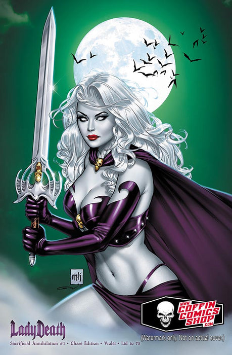 Lady Death: Sacrificial Annihilation #1 - Chase Edition - Violet