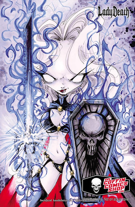 Lady Death: Sacrificial Annihilation #1 - Oblivion Edition (BP Edition!) - Yoyo Signed  (Catacomb 11/14)