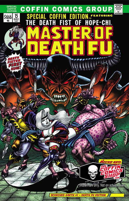 Lady Death: Scorched Earth #1 - Death Fu Edition (BP Edition!) - Tomb Treasures 12/10