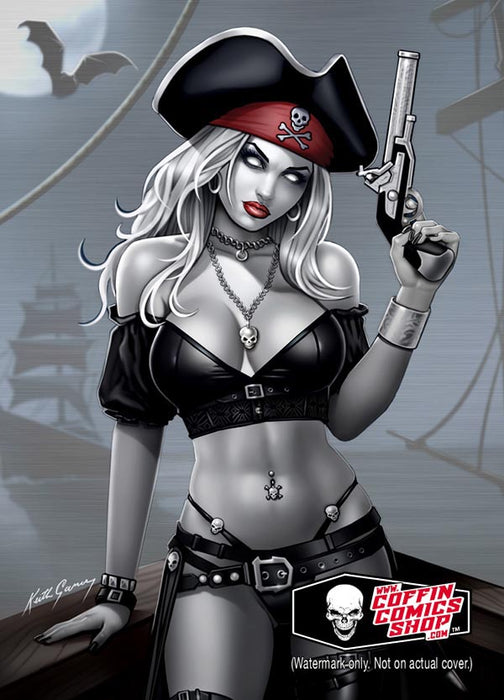 Lady Death: Shiver Me Timbers Metallicard