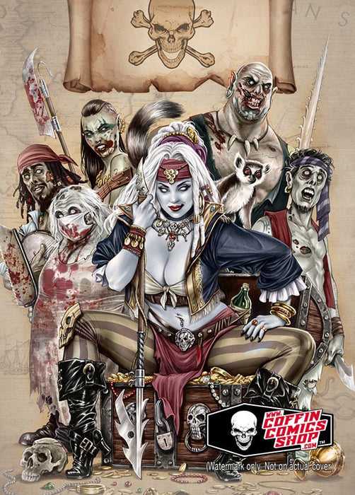 Lady Death: Scallywags Metallicard