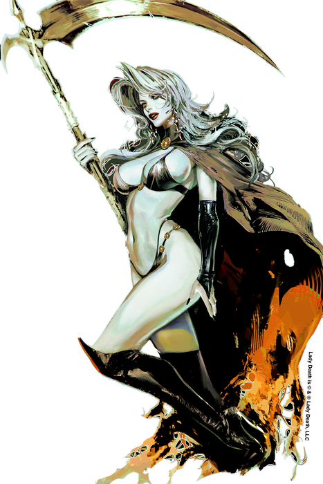 Lady Death: Sozomaika 8" Vinyl Sticker