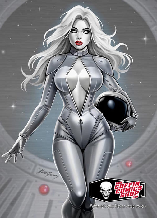 Lady Death: Space Force Birthday Metallicard (BP Edition!)