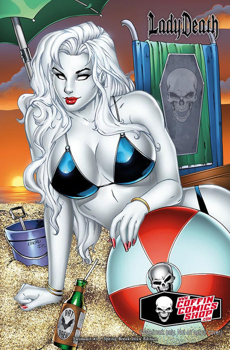 Lady Death: Swimsuit #1 - Spring Break 2024 Edition (LOW #5) - Warehouse Finds 9/25