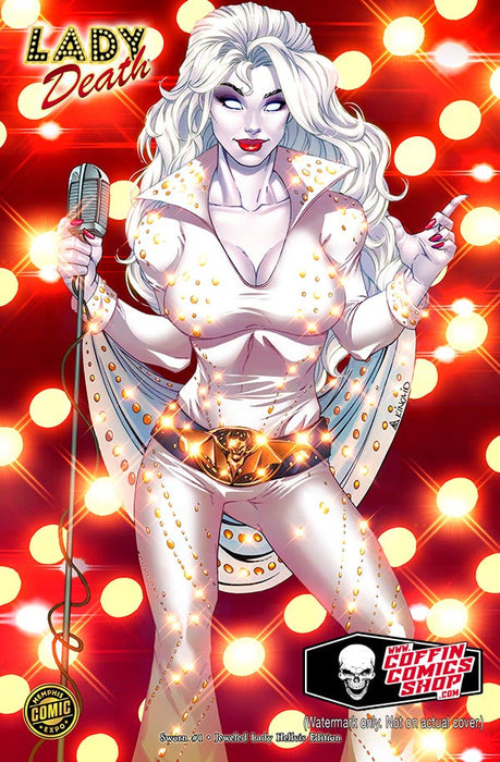 Lady Death: Sworn #1 - Jeweled Lady Hellvis Edition (BP Edition!) - Catacomb 9/10