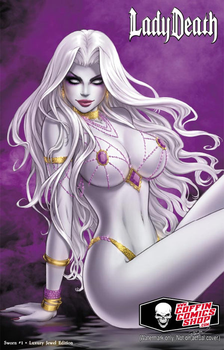 Lady Death: Sworn #1 - Luxury Jewel Edition (LOW #4) - Black Gala Vault