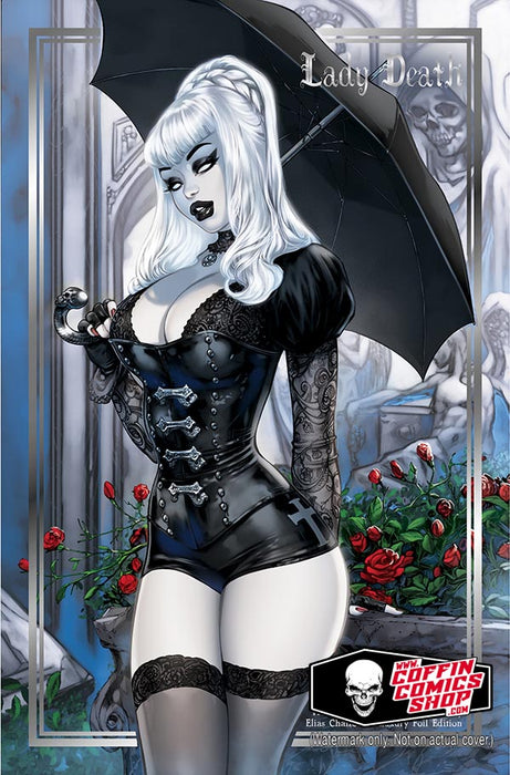 Lady Death: Treacherous Infamy #1 - Goth Day Elias Chatzoudis Luxury Foil Edition
