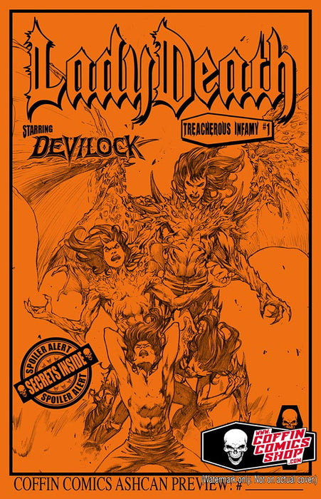 Lady Death: Treacherous Infamy Ashcan Preview - Devilock