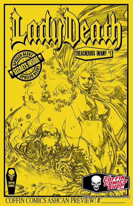 Lady Death: Treacherous Infamy Ashcan Preview - Lady Death