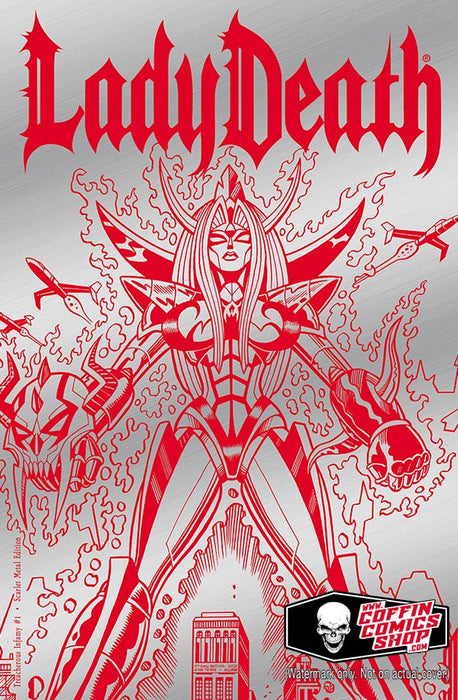 Lady Death: Treacherous Infamy - Scarlet Metal Edition (Artist Proof #5) - Catacomb 9/3
