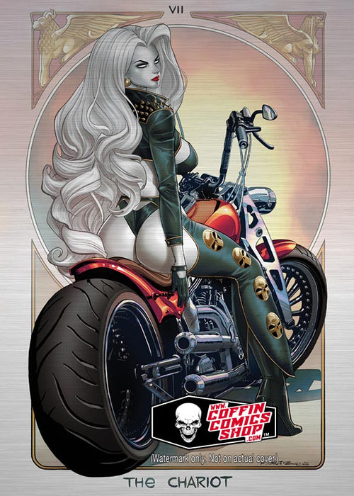 Lady Death: Tarot Major Arcana - VII. The Chariot Metallicard