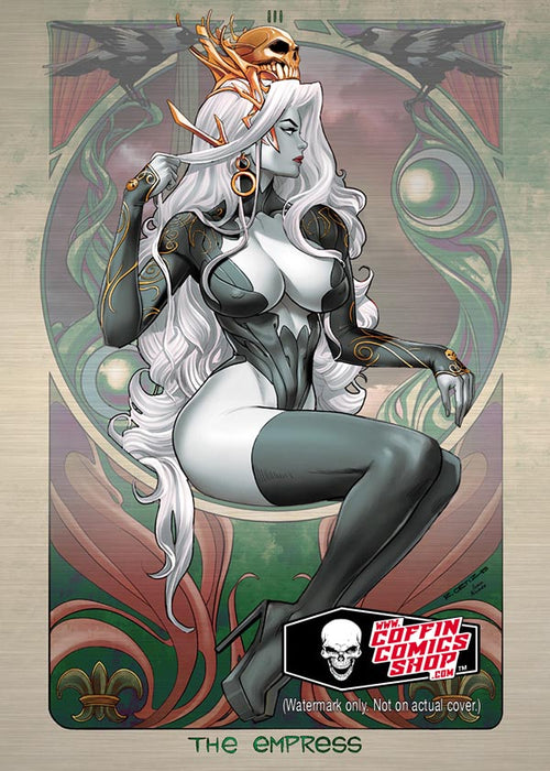 Lady Death: Tarot Major Arcana - III. The Empress Metallicard