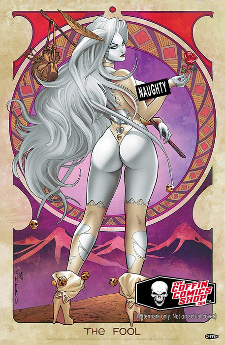 Lady Death: Tarot Major Arcana - 0. The Naughty Fool 11x17" Print