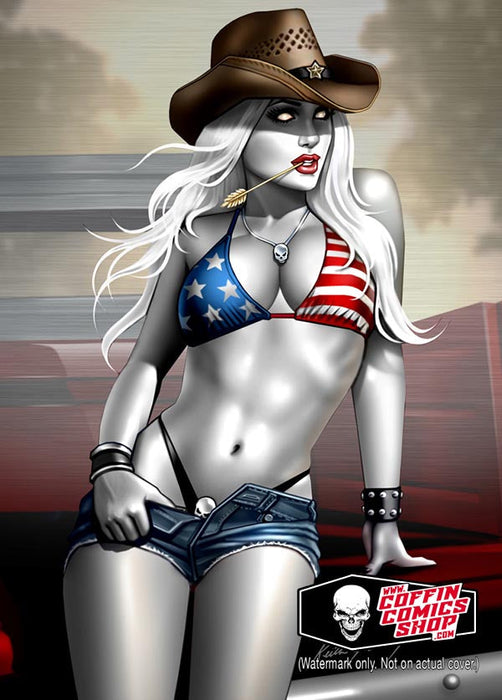 Lady Death: Tailgate Metallicard (Mockup) - Catacomb 6/25