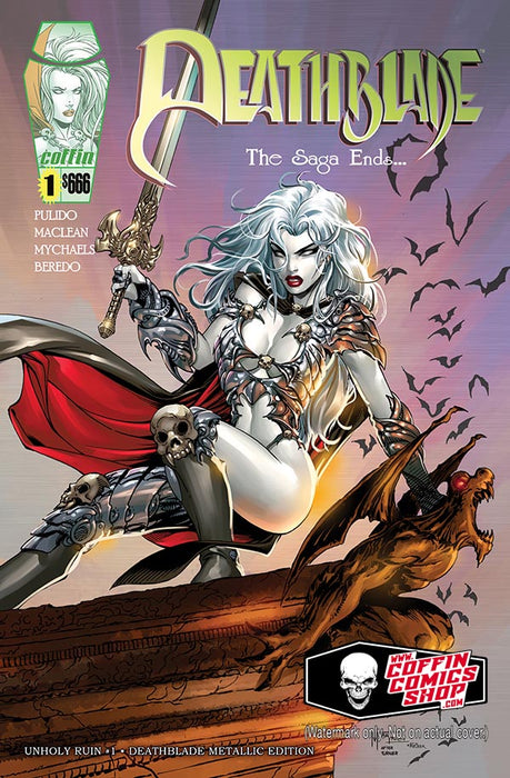 Lady Death: Unholy Ruin #1 - Deathblade Metallic Edition (Mockup)