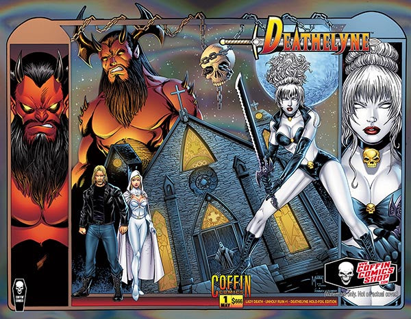 Lady Death: Unholy Ruin #1 - Deathelyne Holo-Foil Edition (Warehouse Finds 11/6)