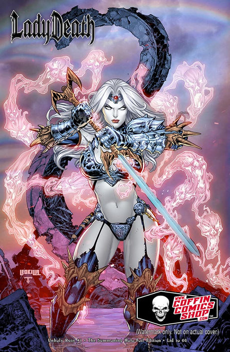 Lady Death: Unholy Ruin #1 - The Summoning Holo-Foil Edition (BP Edition!) - Tomb Treasures 12/3