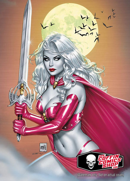 Lady Death: Warrior Pink Metallicard