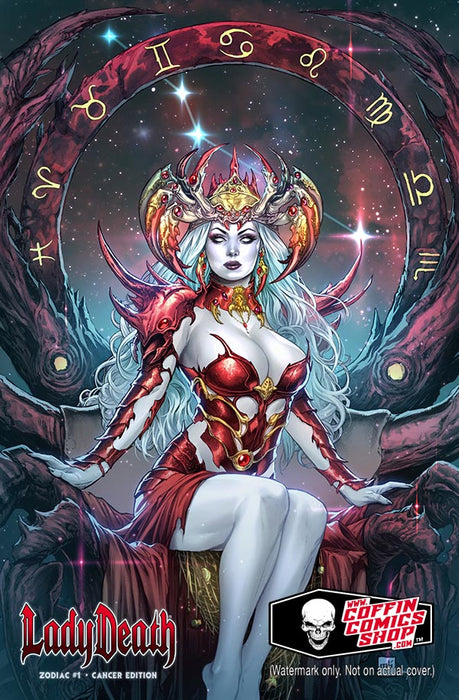 Lady Death: Zodiac #1 - Cancer Edition (Mockup) - Catacomb 3/5