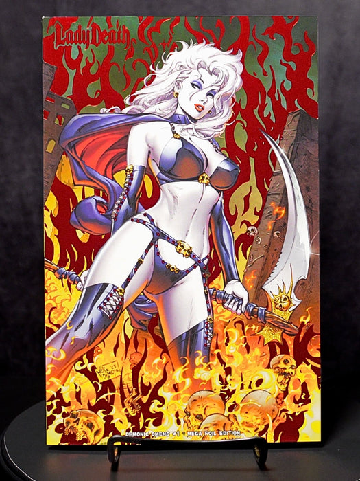 Lady Death: Demonic Omens - Mega Foil Edition - Mega Jeweled Edition!