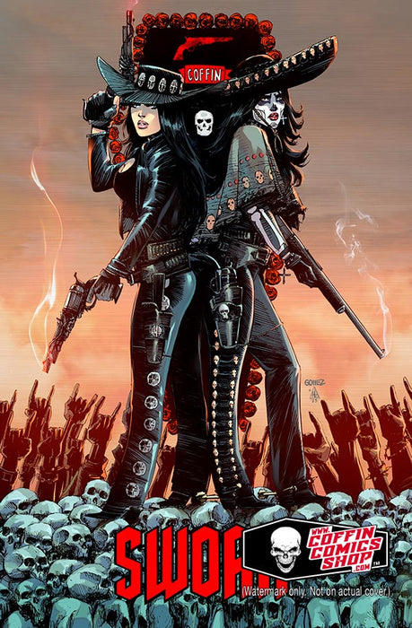 Lady Gunfighter: Condemnation #1 - Joel Gomez Swornfest 2026 Virgin Art Metallic Edition