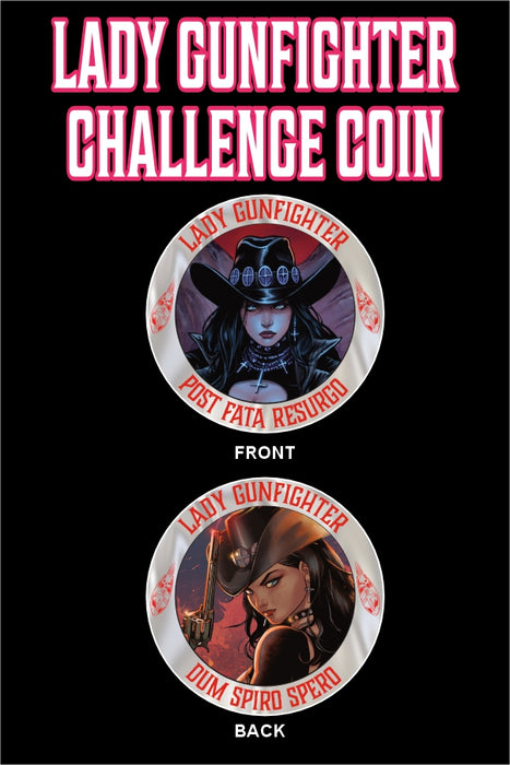 Lady Gunfighter Challenge Coin