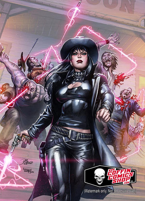 Lady Gunfighter: Condemnation Premiere Metallicard (BP Edition!) - Catacomb 10/29