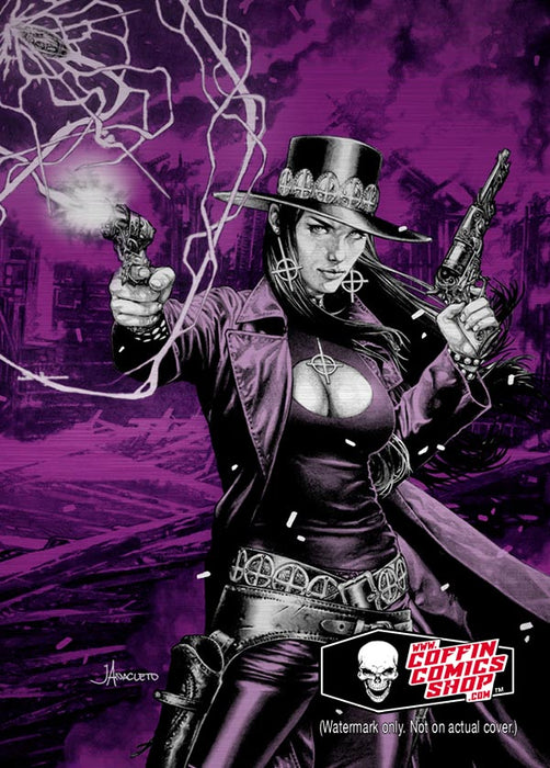 Lady Gunfighter: Condemnation Violet Metal Metallicard