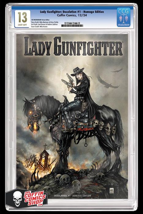 Lady Gunfighter: Desolation - Comic Shop Homage Slabbed Edition