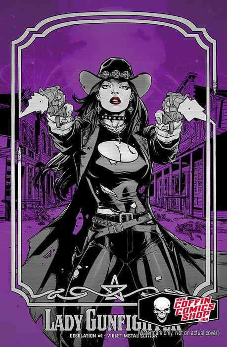 Lady Gunfighter: Desolation - Violet Metal Edition (LOW #5) - Catacomb 7/9