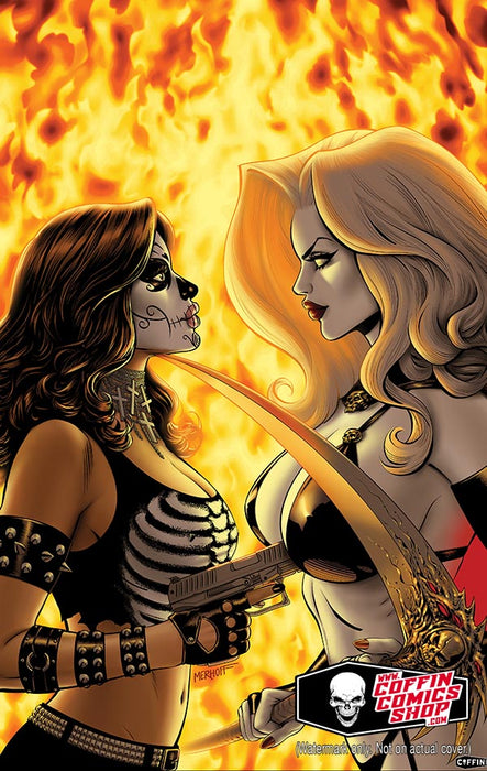 La Muerta / Lady Death: Face Off 11x17" Print