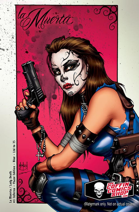 La Muerta / Lady Death: Inferno #1 - Chase Edition - Blue