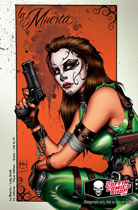 La Muerta / Lady Death: Inferno #1 - Chase Edition - Green