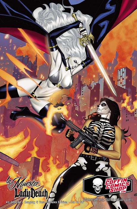 La Muerta / Lady Death: Inferno #1 - Naughty & Torn Enemies Edition