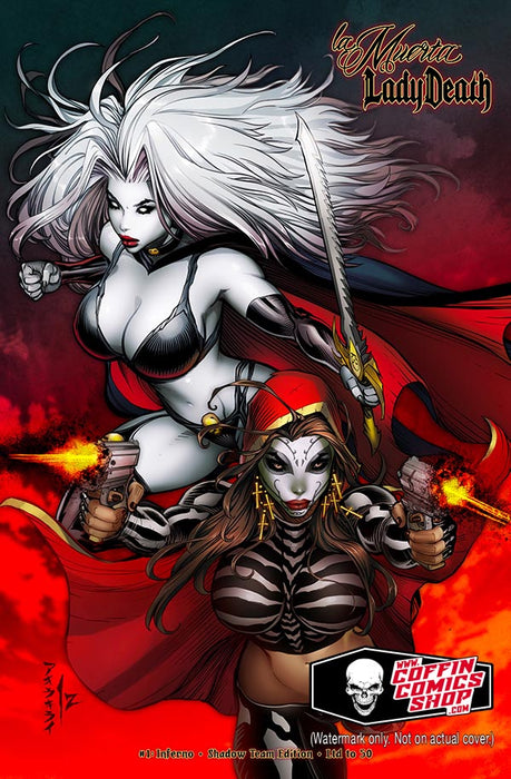 La Muerta / Lady Death: Inferno #1 - Shadow Team Edition