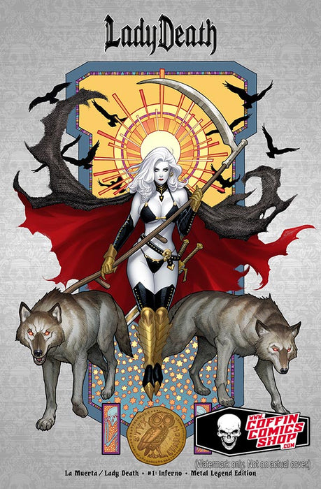 La Muerta / Lady Death: Inferno - Metal Legend Edition (BP Edition!) - Catacomb 3/19