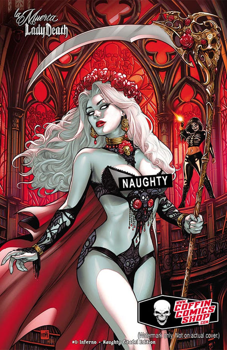 La Muerta / Lady Death: Inferno - Naughty Citadel Edition - Mega Jeweled Copy! (Catacomb 6/4)