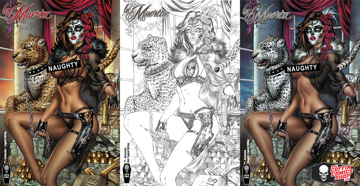 La Muerta: Ascension #1 - Legend 3-Book Set (BP Edition!) - Catacomb 9/3