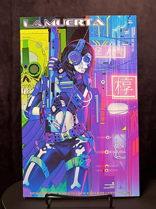 La Muerta: Devious #1 - Cyber City Edition - Mega Jeweled Copy!