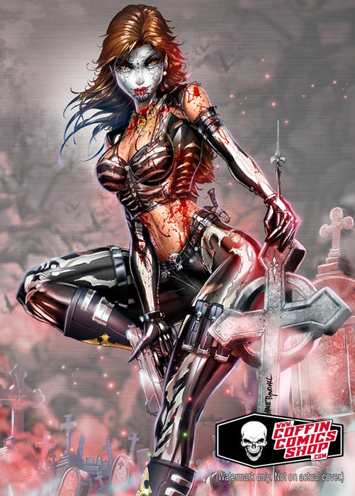 La Muerta: Grave Magic Battle Damaged Metallicard