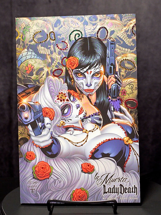 La Muerta / Lady Death: Inferno - Fallen Edition - Mega Jeweled Copy!
